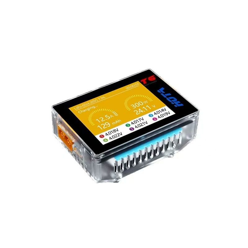HOTA T6 DC 300W PD 90W 15A 1-6S LiPo Battery Charger HOTA T6 DC 300W PD 90W 15A 1-6S LiPo Battery Charger